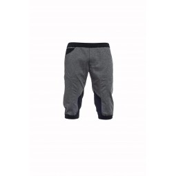 Grey black knit shorts